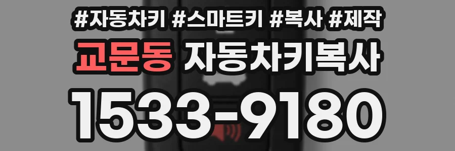교문동 자동차키복사