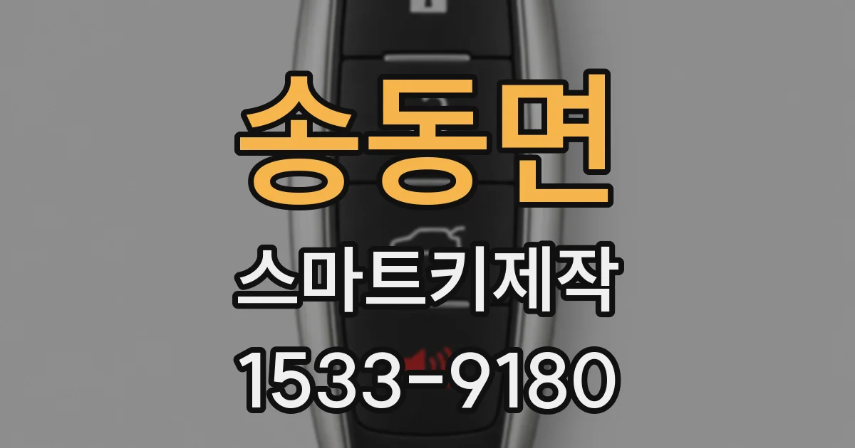 송동면 스마트키제작