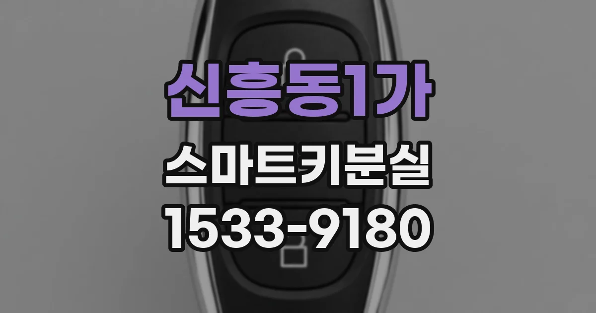 신흥동1가 스마트키분실
