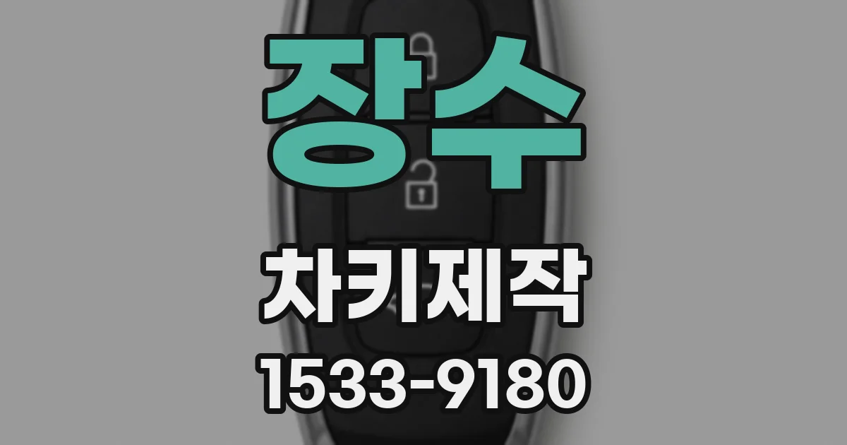 장수 차키제작
