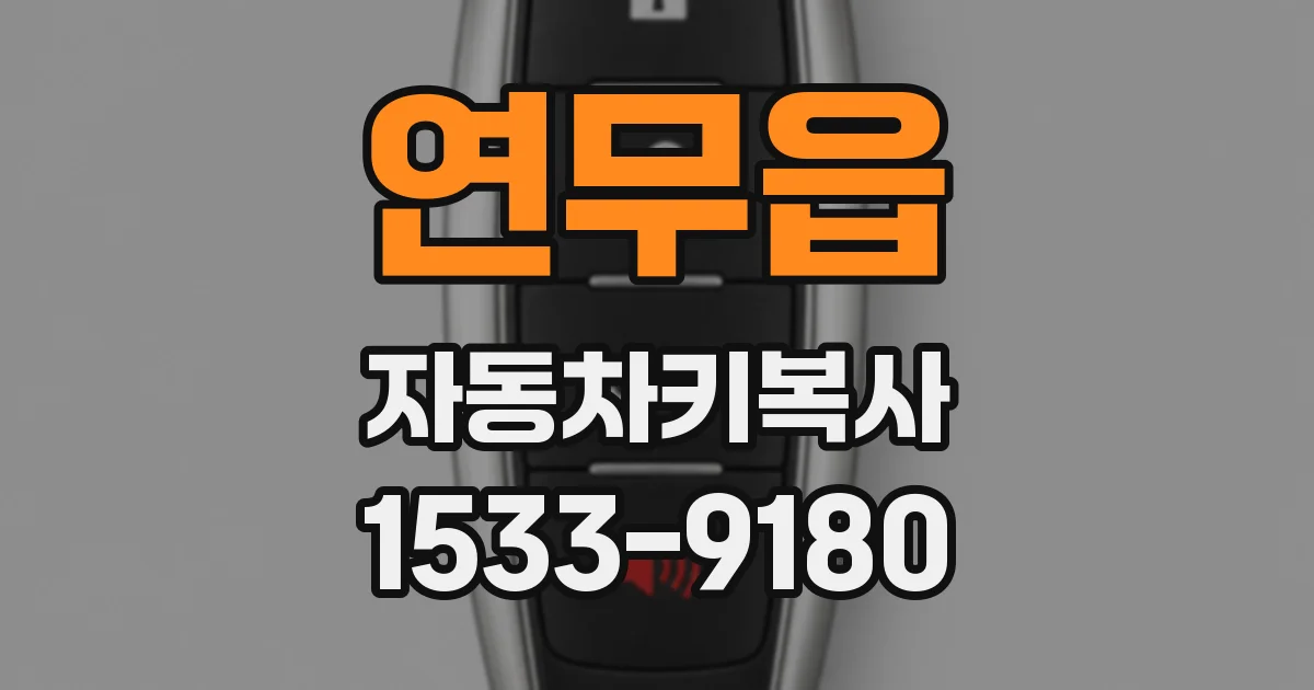 연무읍 자동차키복사