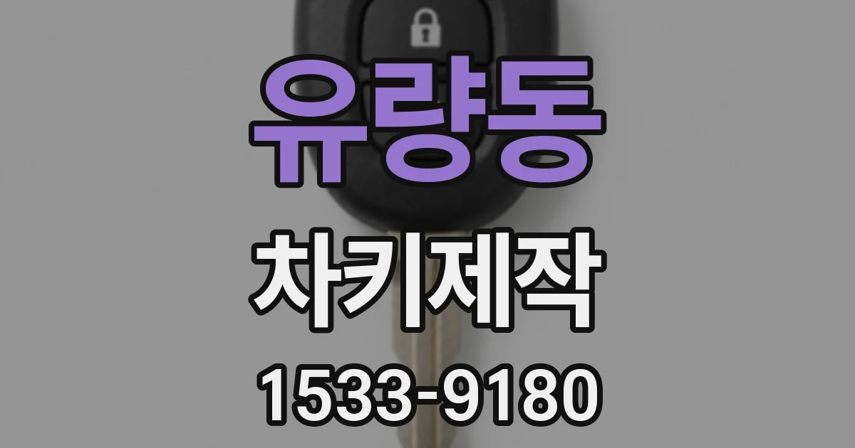 유량동 차키제작