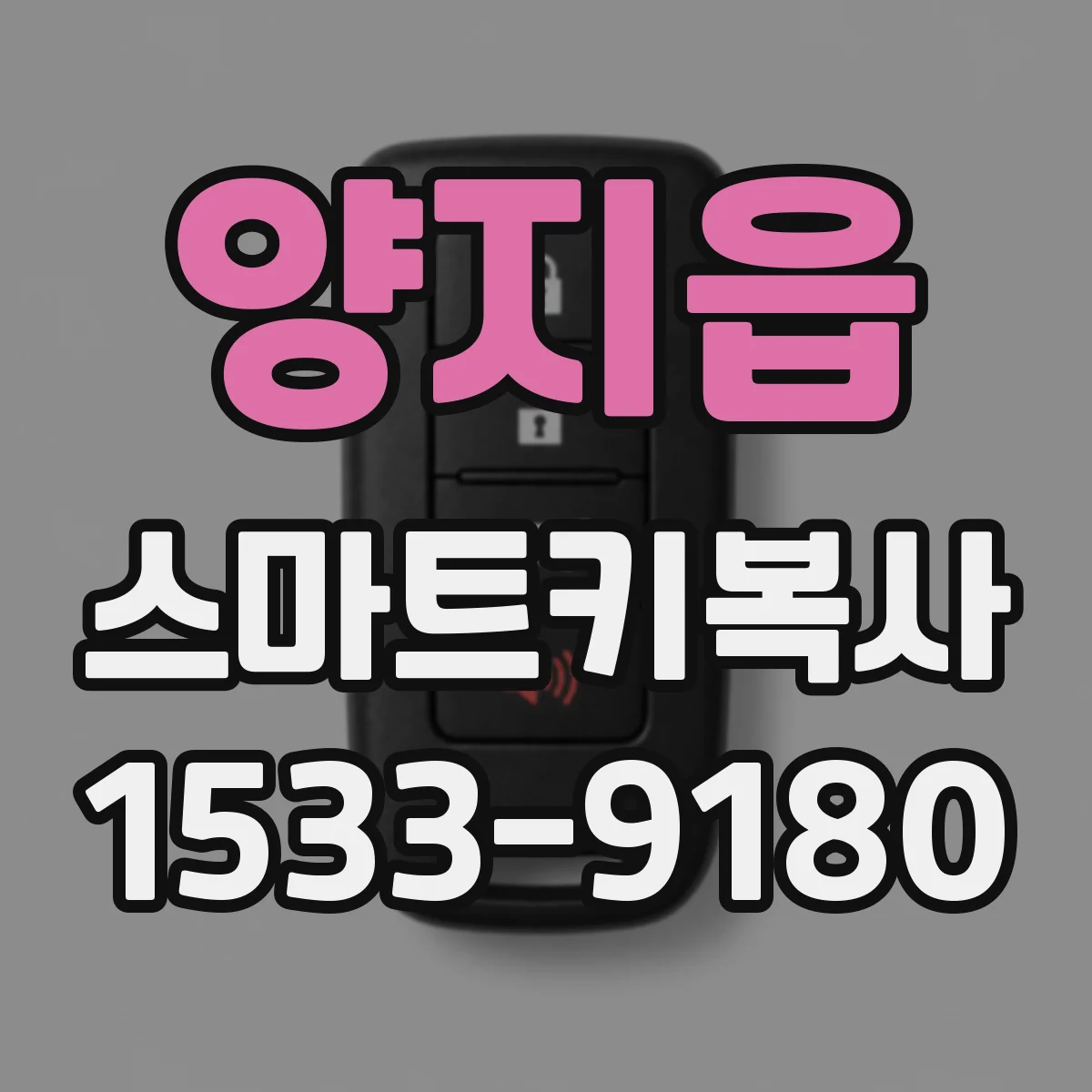 양지읍 스마트키복사
