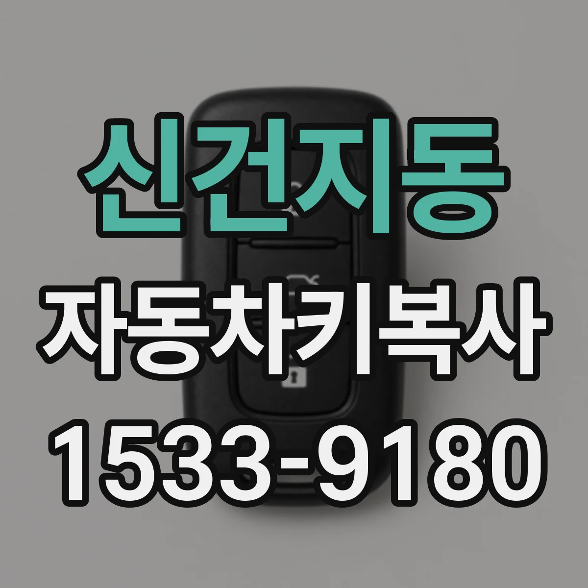 신건지동 자동차키복사