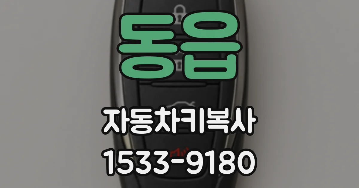 동읍 자동차키복사