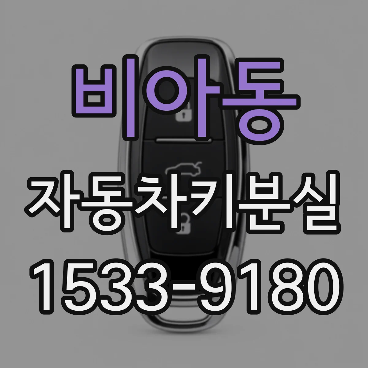 비아동 자동차키분실