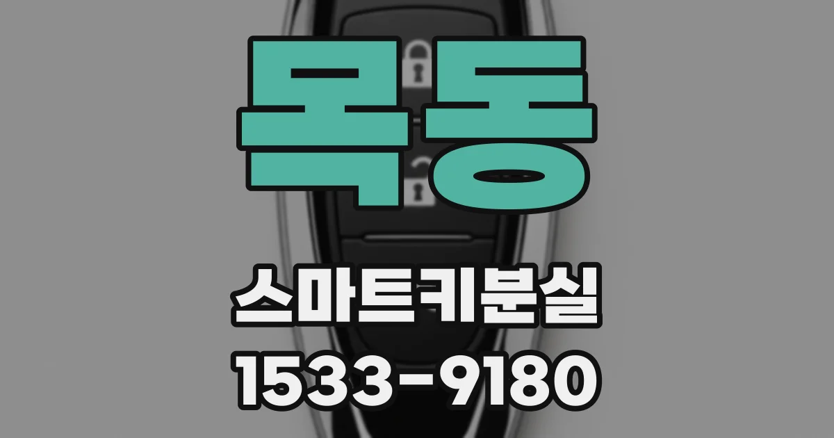 목동 스마트키분실
