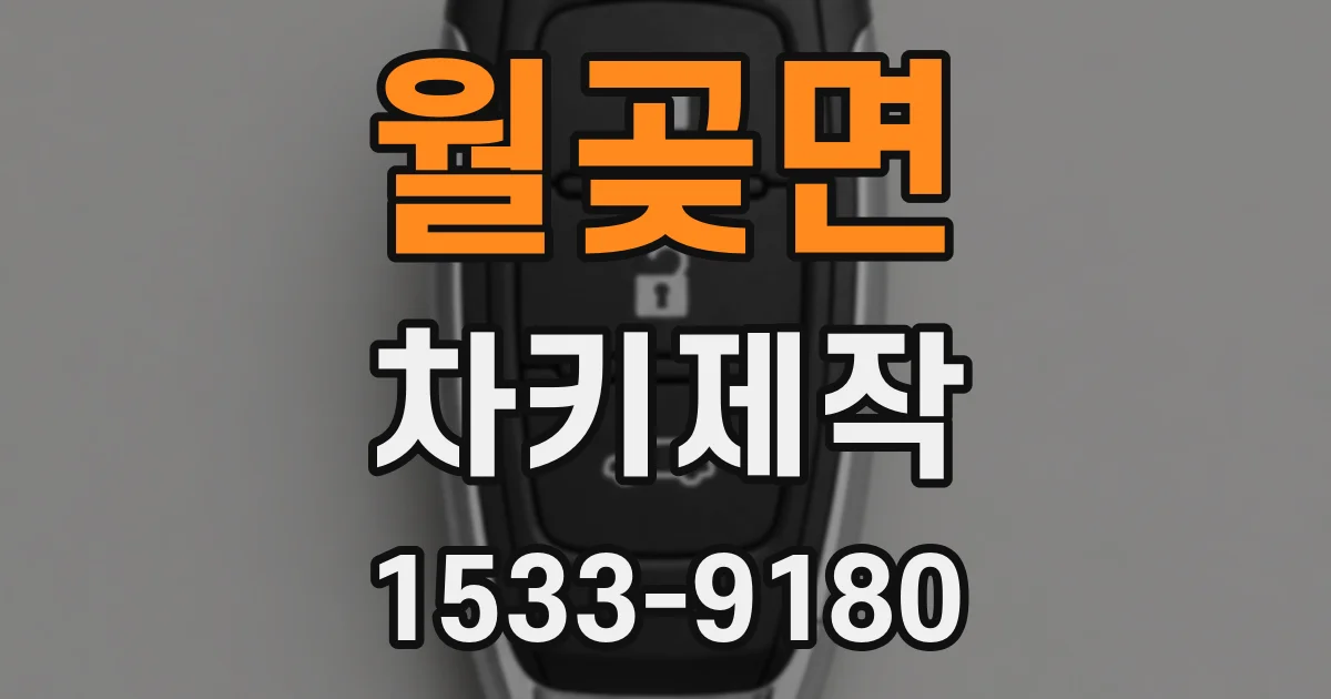 월곶면 차키제작