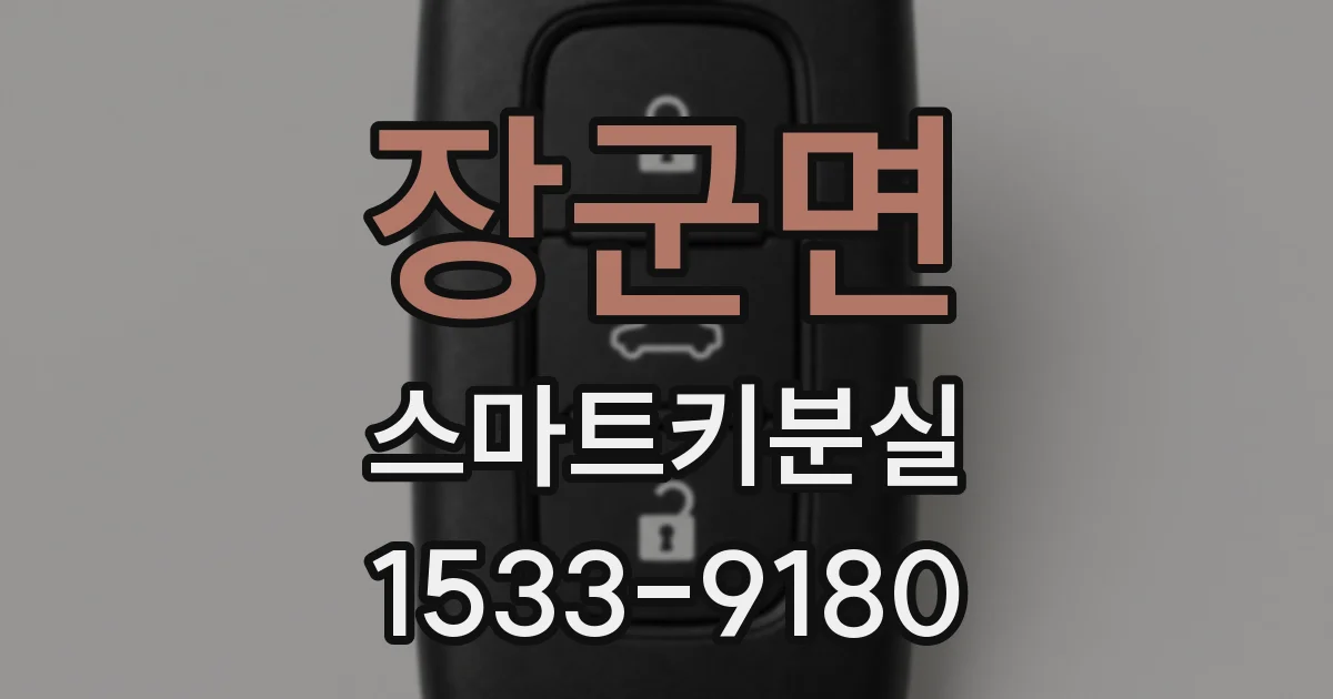 장군면 스마트키분실