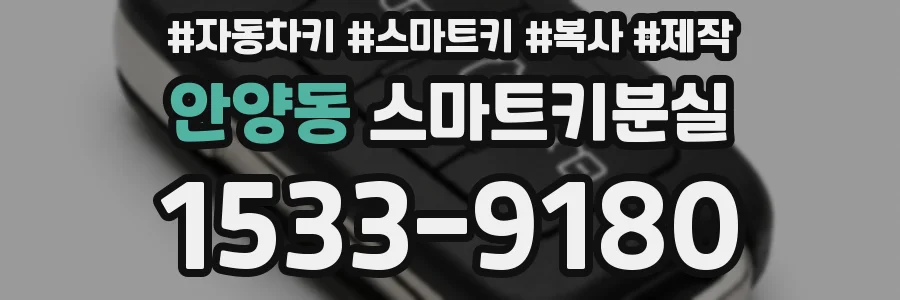 안양동 스마트키분실