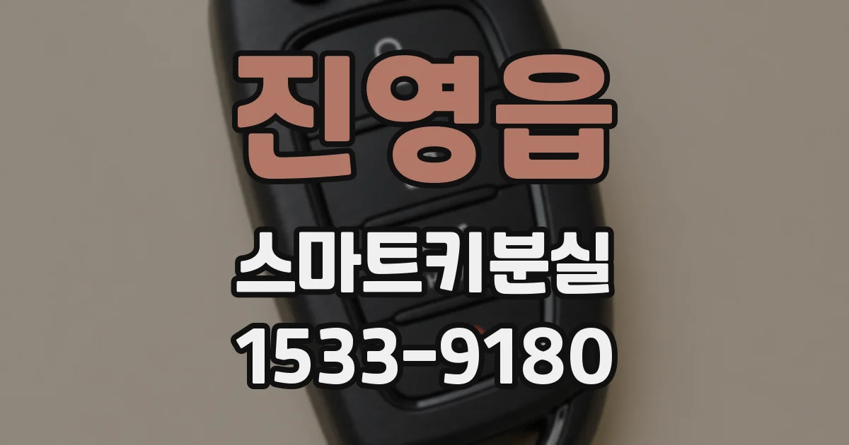 진영읍 스마트키분실