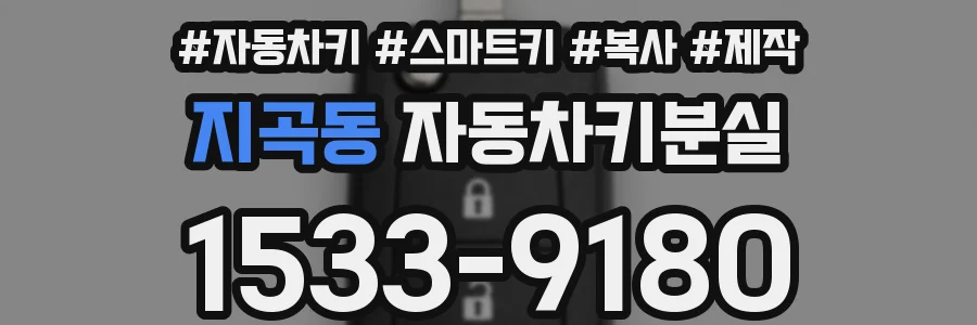 지곡동 자동차키분실