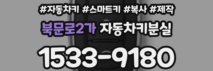 북문로2가 자동차키분실