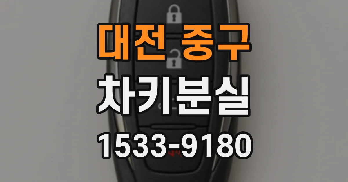 대전 중구 차키분실
