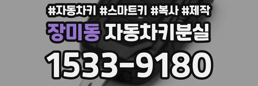 장미동 자동차키분실