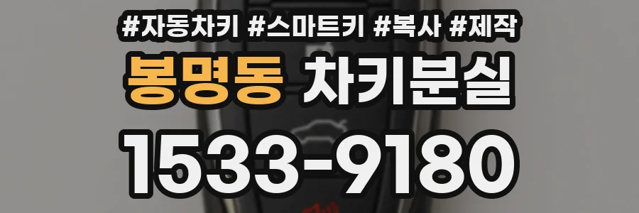 봉명동 차키분실