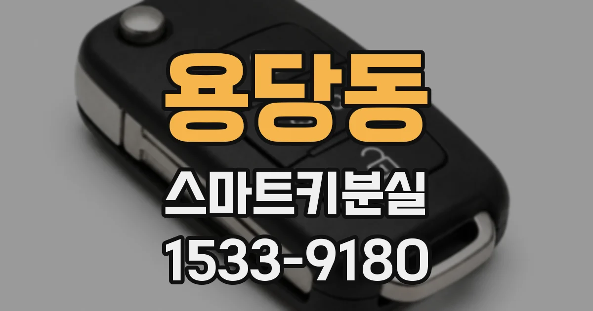 용당동 스마트키분실