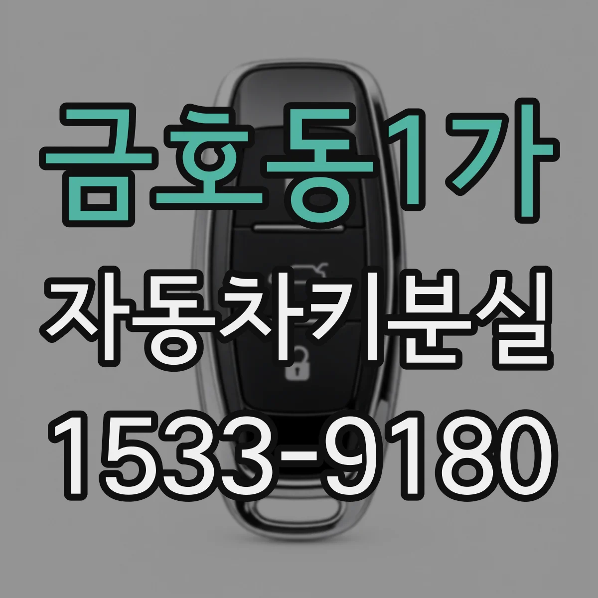 금호동1가 자동차키분실
