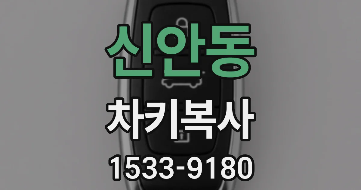 신안동 차키복사