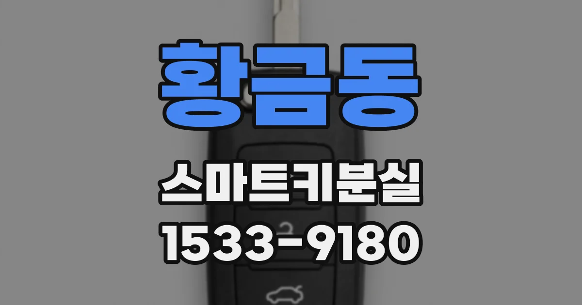 황금동 스마트키분실