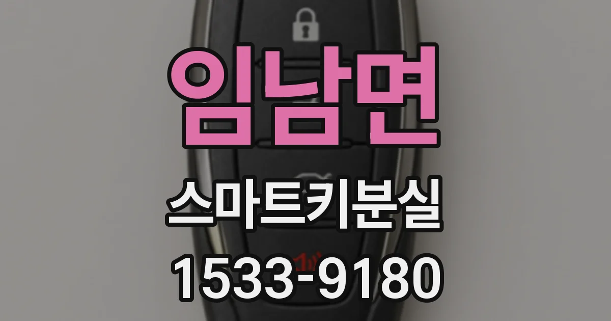 임남면 스마트키분실