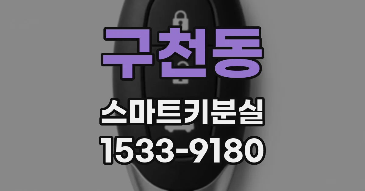 구천동 스마트키분실