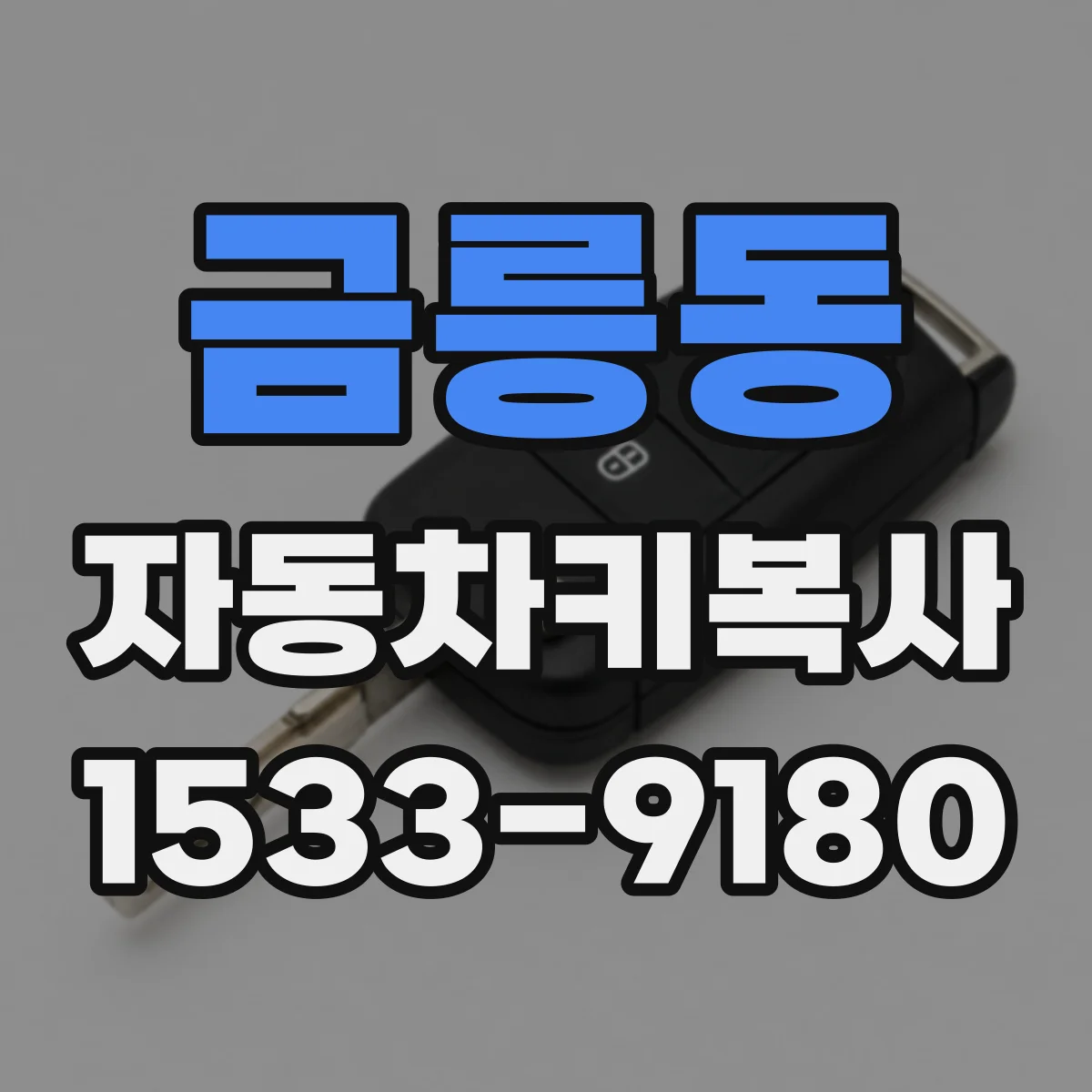 금릉동 자동차키복사