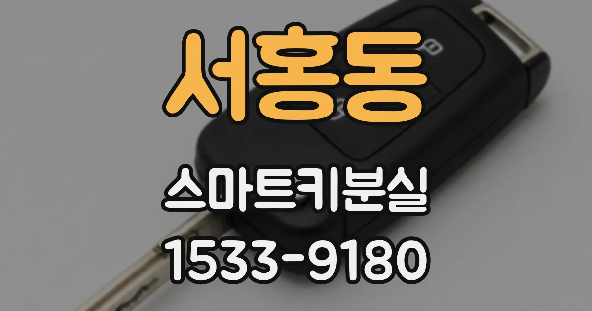 서홍동 스마트키분실