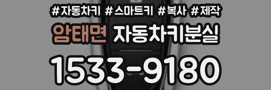암태면 자동차키분실