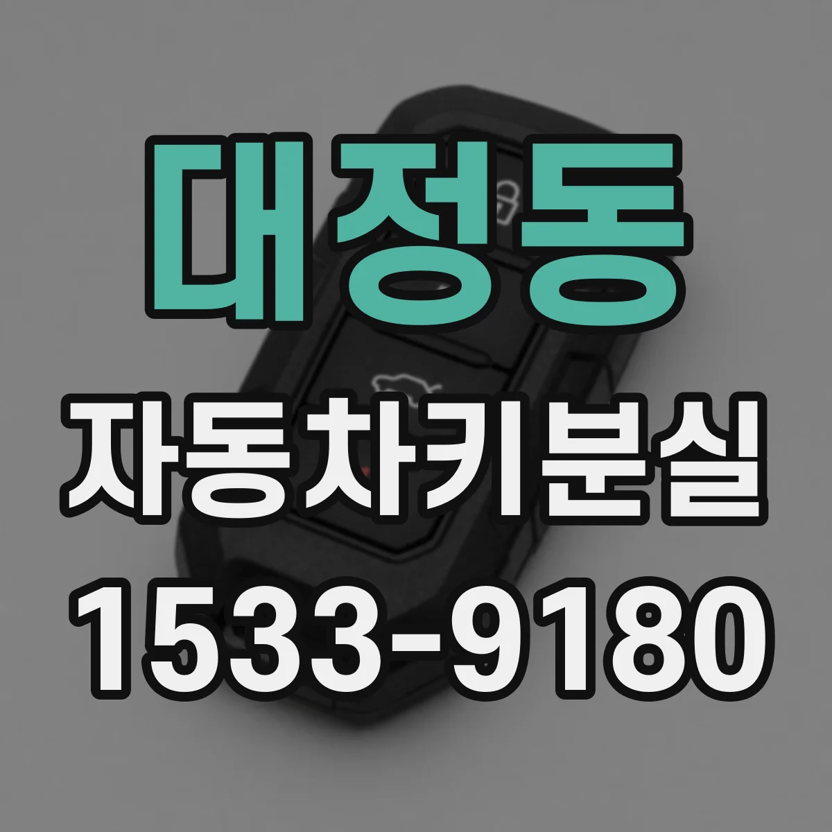 대정동 자동차키분실