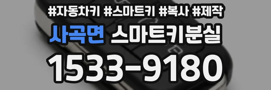 사곡면 스마트키분실