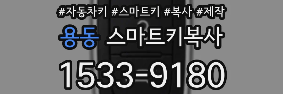 용동 스마트키복사