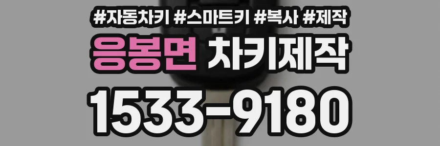 응봉면 차키제작