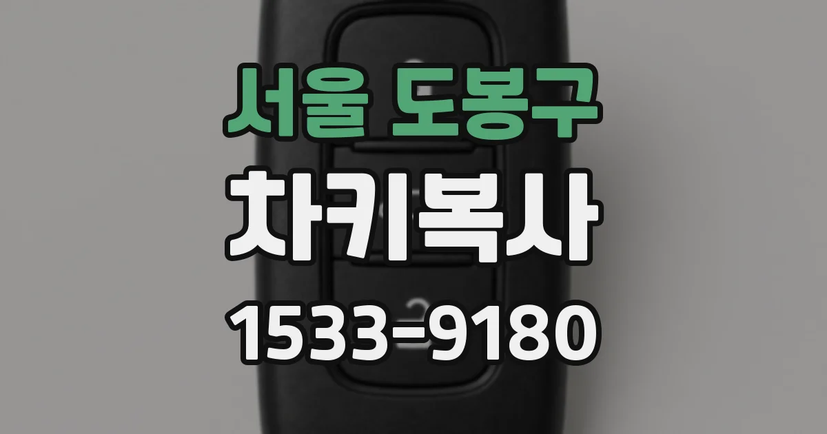 서울 도봉구 차키복사