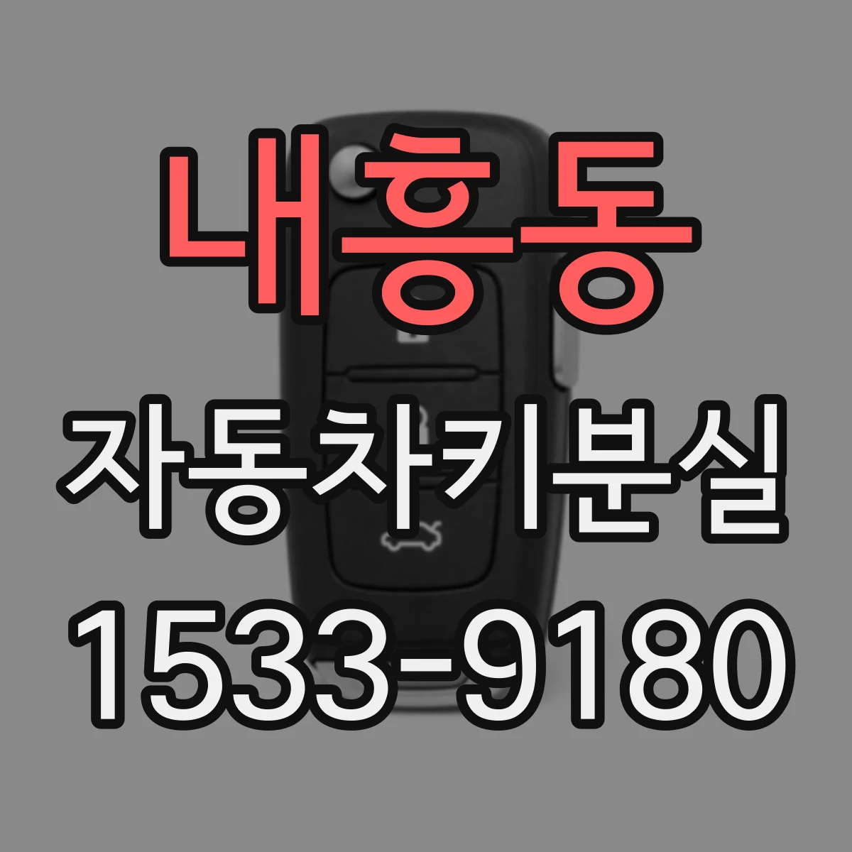 내흥동 자동차키분실