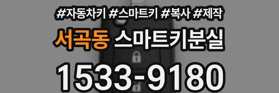서곡동 스마트키분실