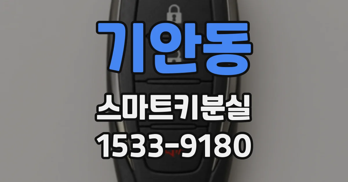 기안동 스마트키분실