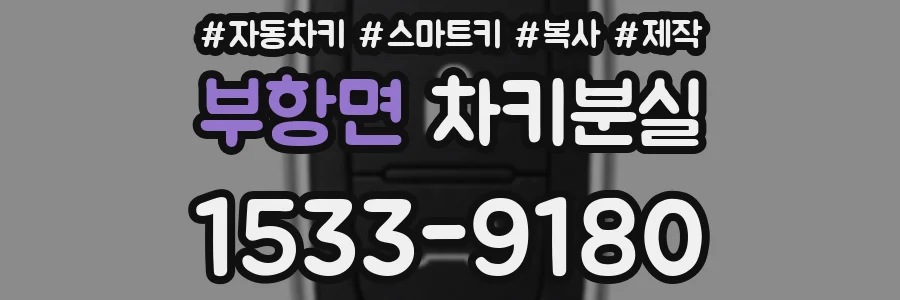 부항면 차키분실