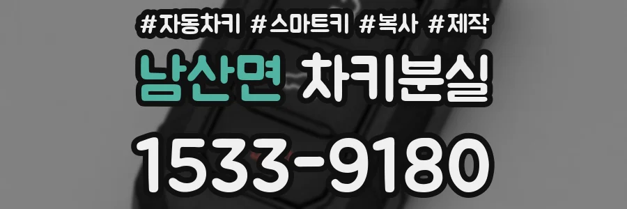 남산면 차키분실