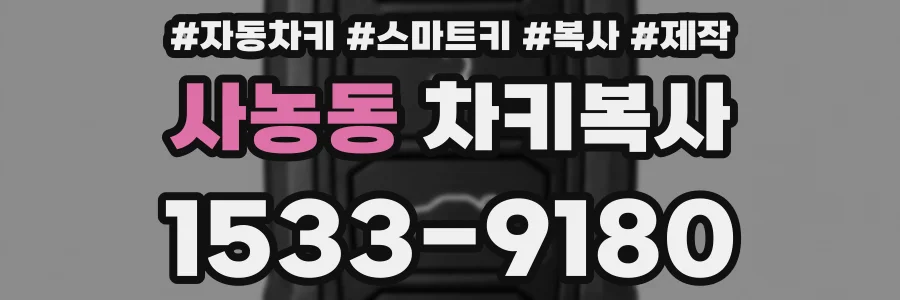사농동 차키복사