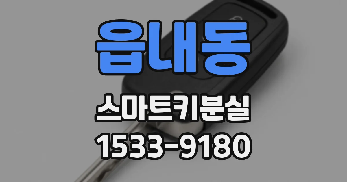 읍내동 스마트키분실