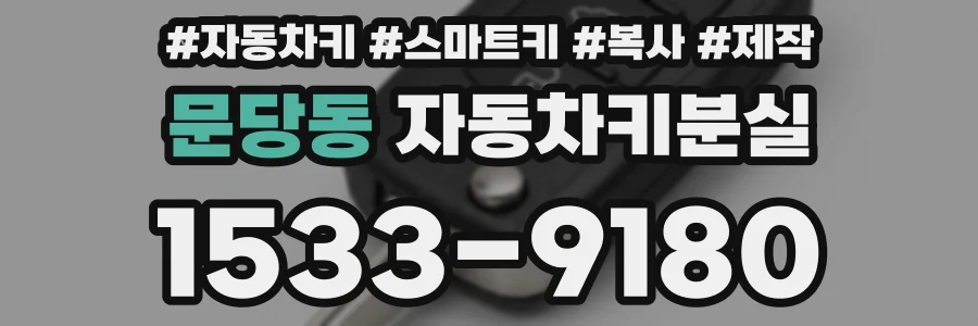 문당동 자동차키분실