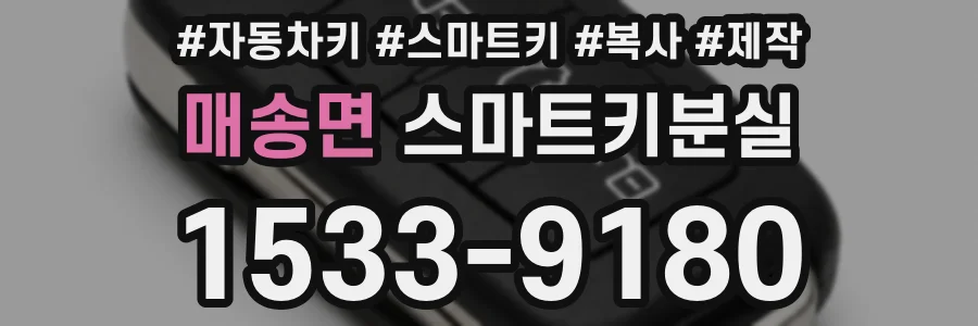 매송면 스마트키분실