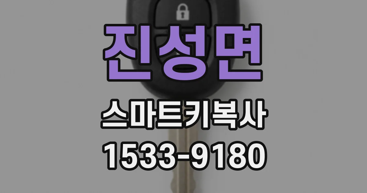 진성면 스마트키복사
