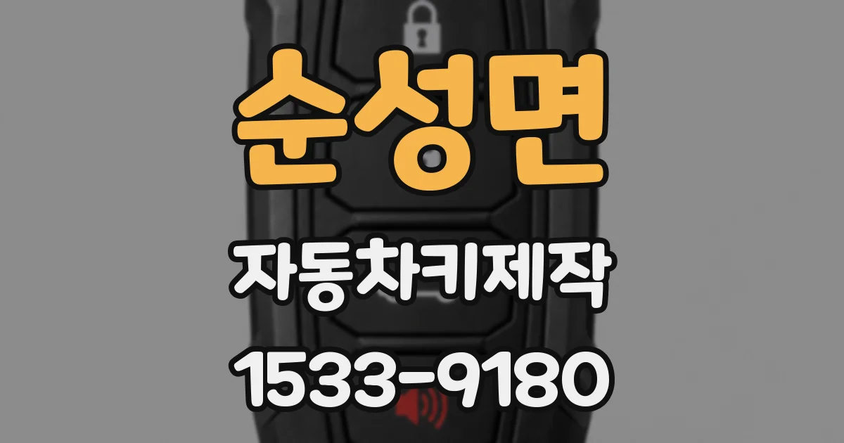 순성면 자동차키제작