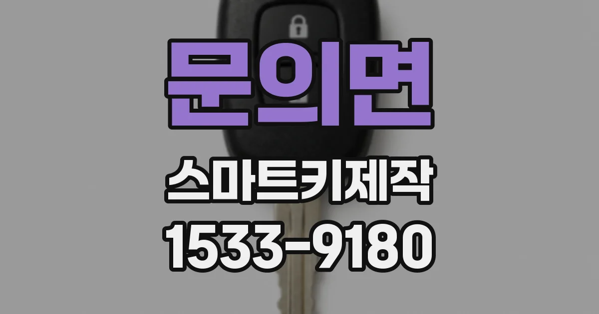 문의면 스마트키제작