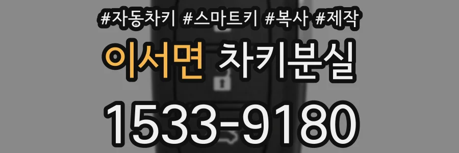이서면 차키분실