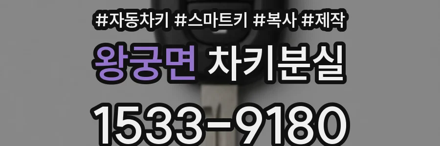 왕궁면 차키분실