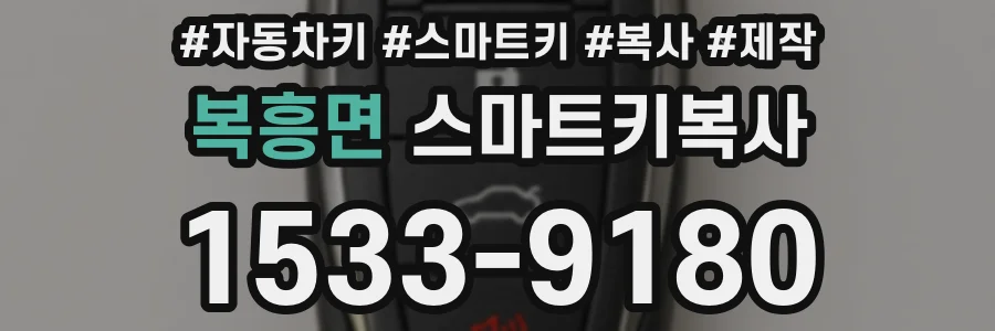 복흥면 스마트키복사