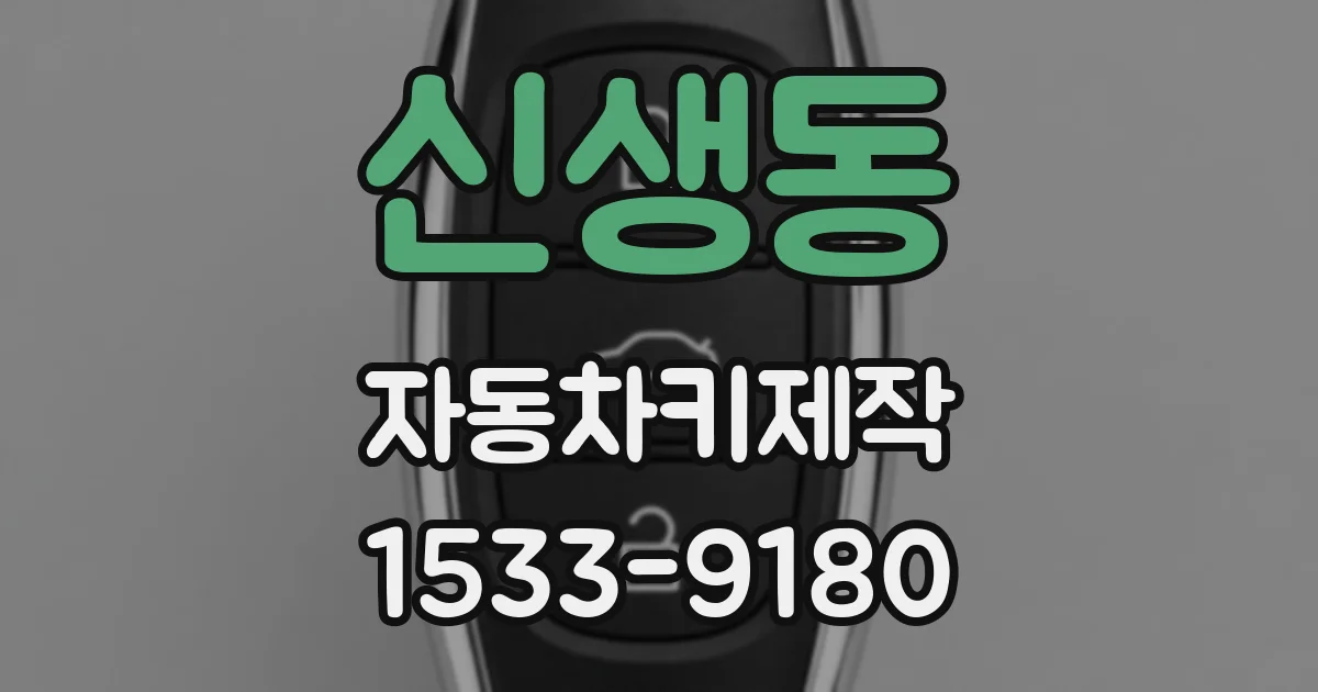 신생동 자동차키제작